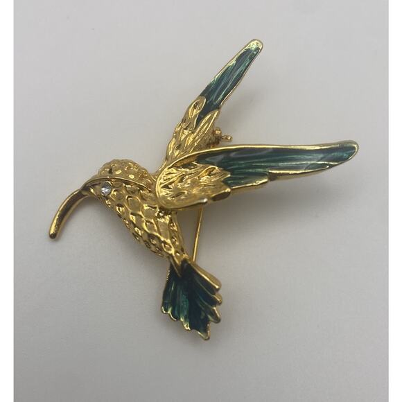 Set of 3 Vintage Different Styles & Colors 1 Sarah Costume Bird Brooches - Picture 4 of 10